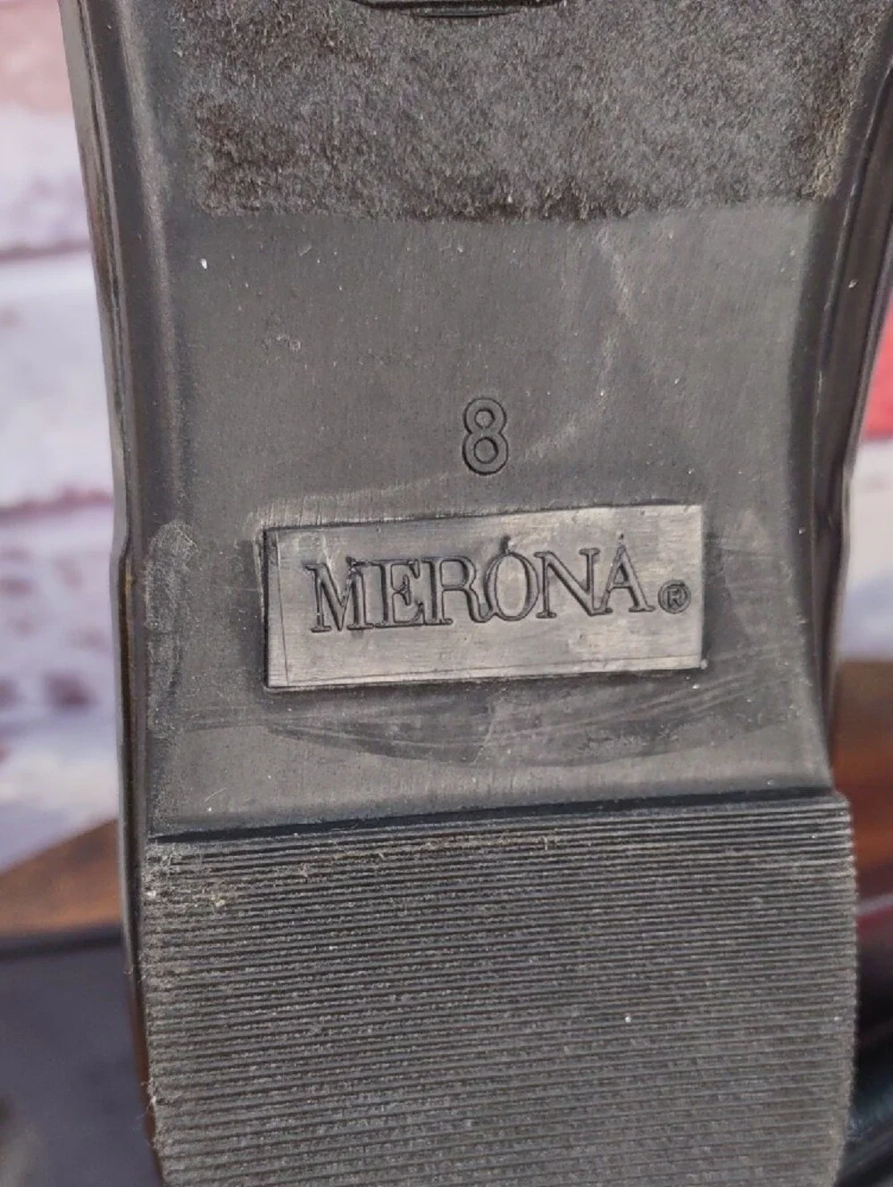 Merona Black Glossy Ankle Rain Boots with Decorative Buttons